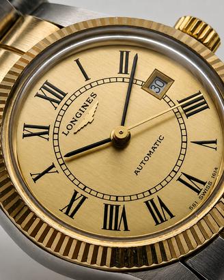 LONGINES Orologio vintage automatic in oro 14 Kt