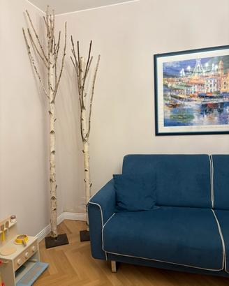 Coppia di betulle stabilizzate - Design naturale