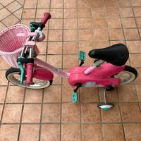 Bicicletta bambina unicorno rosa