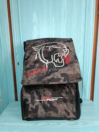 Zaino/cartella scuola Tiger Fight, colore nero