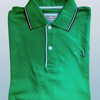 Polo verde XL maglietta tshirt manica corta Italia