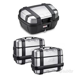 Valigie moto tris completo trekker givi