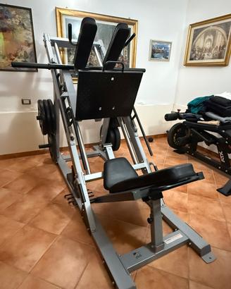 Force usa leg press hack squat calf