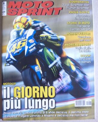 MOTO SPRINT LOTTO DI 25 NUMERI DEL 2014