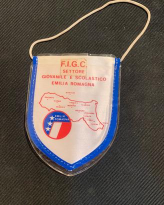 Fanion Gagliardetto Calcio Vintage – US AOSTA – 27x37 Cm – Début 80's