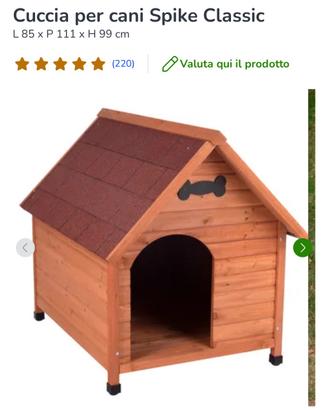 Cuccia per cani nuova