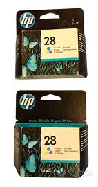 2 Cartucce HP 28 C8728AE tricolor originali
nuove