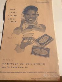 CARTE ASSORBENTI PUBBLICITARIE VINTAGE