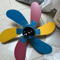 Lampadario cameretta bambini con ventola