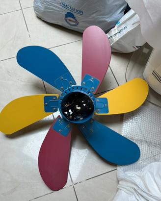 Lampadario cameretta bambini con ventola