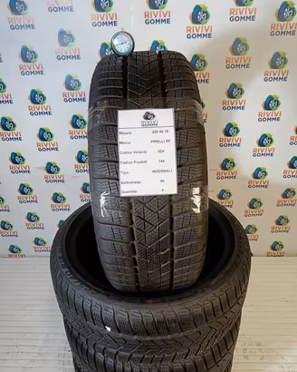 225 40 18 pirelli runflat invernali 90%