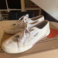Scarpe pepe Jeans bianche N.40