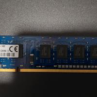 DUE MEMORIE RAM DIMM, 8 GB 2x4gb DDR3 PC3L 12800U
