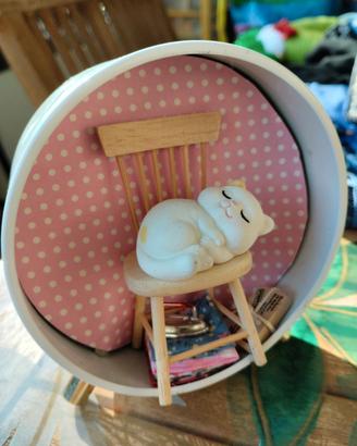 SVEGLIA DECORATIVA CON GATTINO ⏰🐾🐱