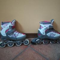 Inline roller skates