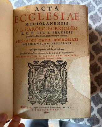 libro antico:Acta Ecclesiæ Mediolanensis 1603