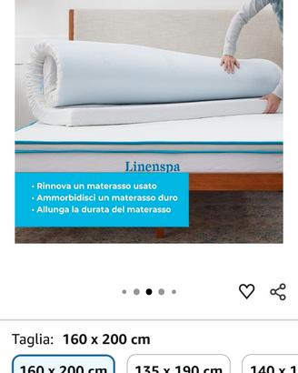 TOPPER COPRIMATERASSO 200x160