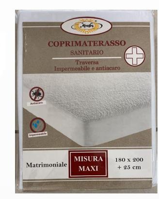 Coprimaterasso sanitario impermeabile 2 posti 