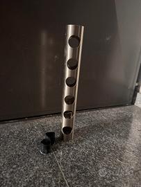 Portabottiglie da parete acciaio inox