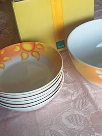 Set THUN Spaghettiera con 6 Piatti - NUOVO