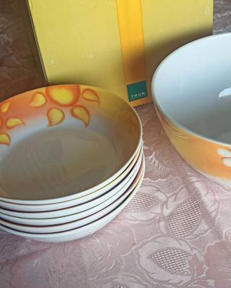 Set THUN Spaghettiera con 6 Piatti - NUOVO