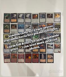 Carte magic rare - prezzo trattabile