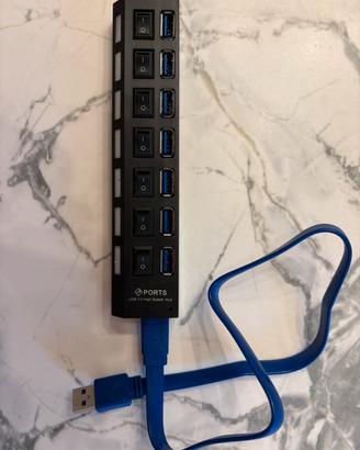 Hub usb 7 porte