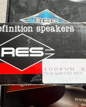 Kit mid-wf Res Audio 100 FVN 4 ohm perfette