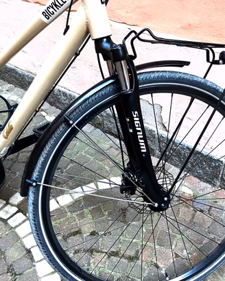 Bici City bike Trekking Donna 48 cm S M Panna