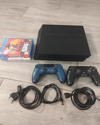 PS4 PLAYSTATION 4 PRO 1TB, 3 GIOCHI  E 2 JOYSTICK 