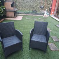 POLTRONE DA GIARDINO TENUTE IN OTTIME CONDIZIONE