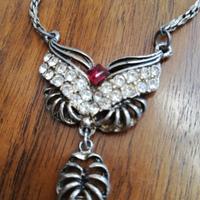 Collana epoca con strass 