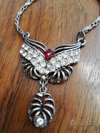 Collana epoca con strass 