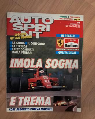 Autosprint 1991 Incidente Alboreto -  642 B191