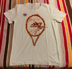 t shirt Adidas Roland Garros tennis Abbigliamento e Accessori In vendita a Messina