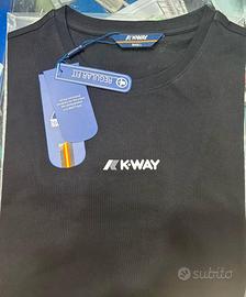 Maglia T-shirt Kway in cotone taglia Xl 