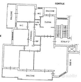 Appartamento 152 mq 5 vani con box auto