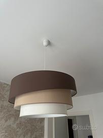 Lampadario in tessuto