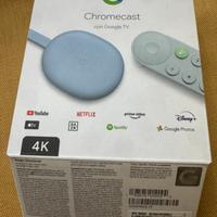 Google Chromecast 4K Azzurro