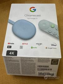 Google Chromecast 4K Azzurro