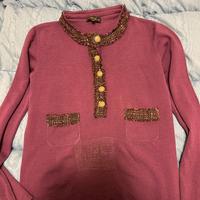 Maglione modello polo da donna Luisa Spagnoli