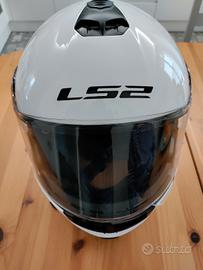 Casco modulare moto LS2 strobe bianco - Accessori Moto In vendita