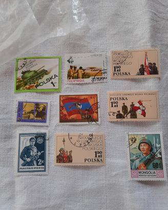 francobolli serie esercito popolare 