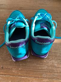 Scarpe saucony donna n 38,5 turchesi viola