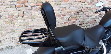 Sissy Bar Detachable+Portapacchi+Pillion Pad Harle