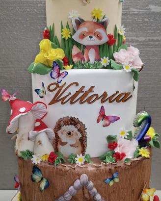 Torta scenografica finta