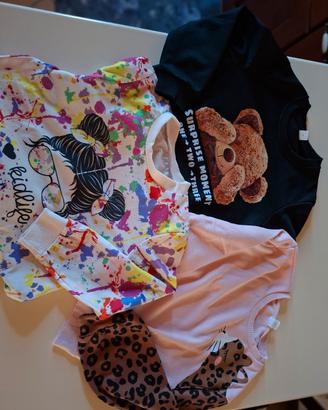 set felpe in cotone bimbe  shein 8 anni