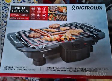 griglia elettrica Dictrolux 1500 W con racvogli gr