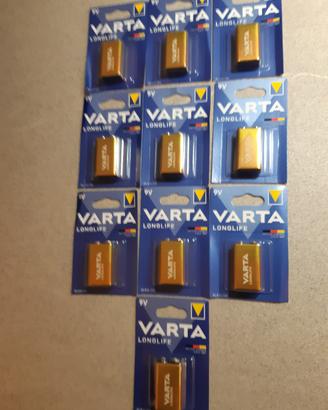 Set 10 pezzi - pile VARTA 