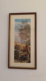 Set 4 quadri vintage incorniciati 50×25 cm – stile